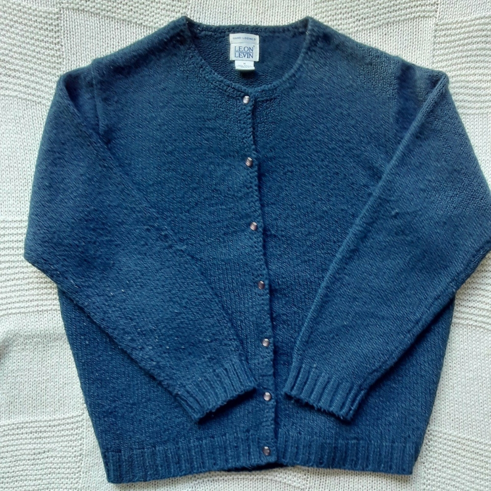 Cozy Vintage Hand Loomed Cardigan